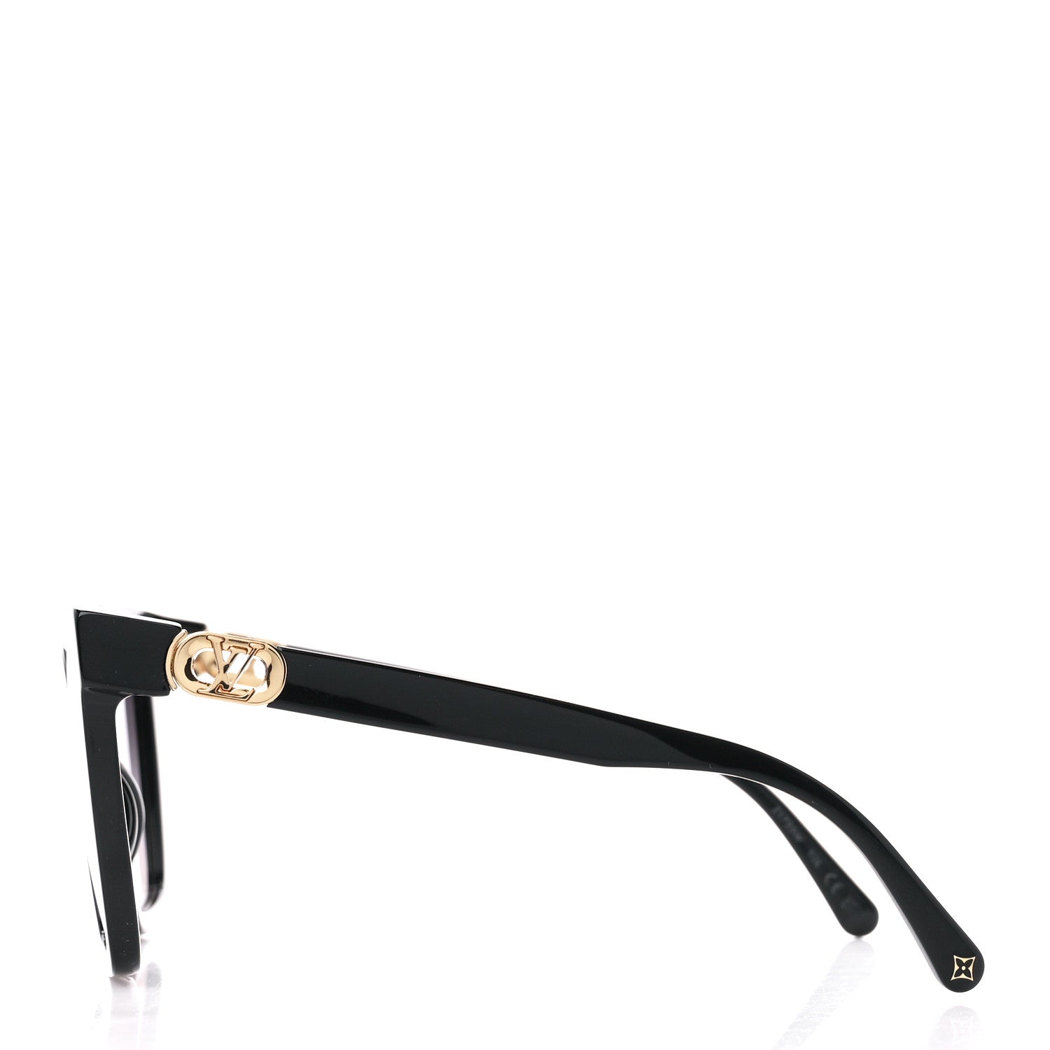 Louis Vuitton LV Mini Link Square Sunglasses Z1725W Black 3 of 8