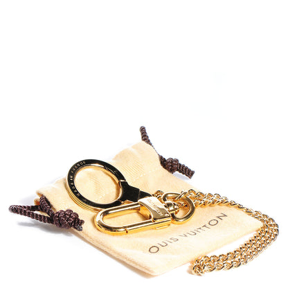 Louis Vuitton Metal Pochette Extender Key Ring Chain Gold 5 of 12