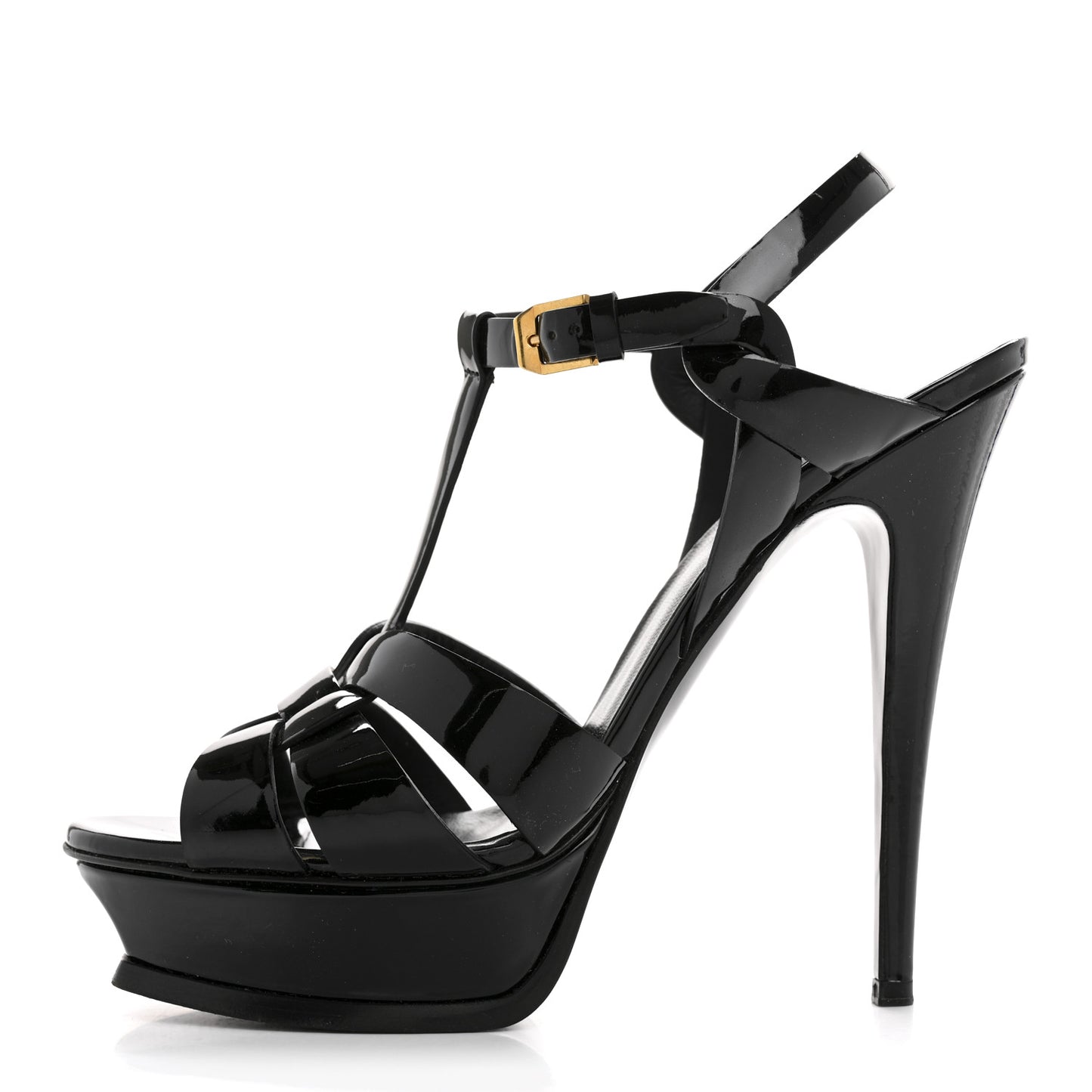 Patent Tribute 105 Platform Sandals 40 Black