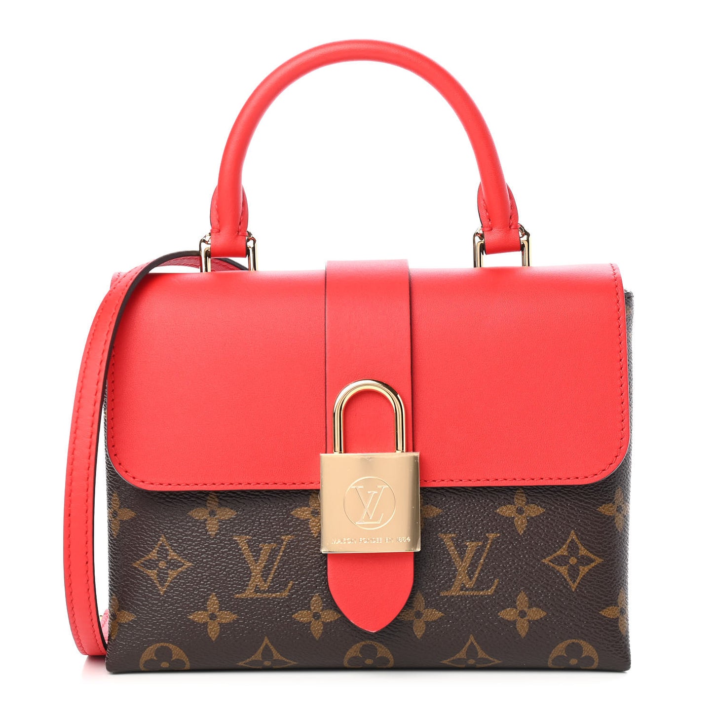 Monogram Locky BB Coquelicot