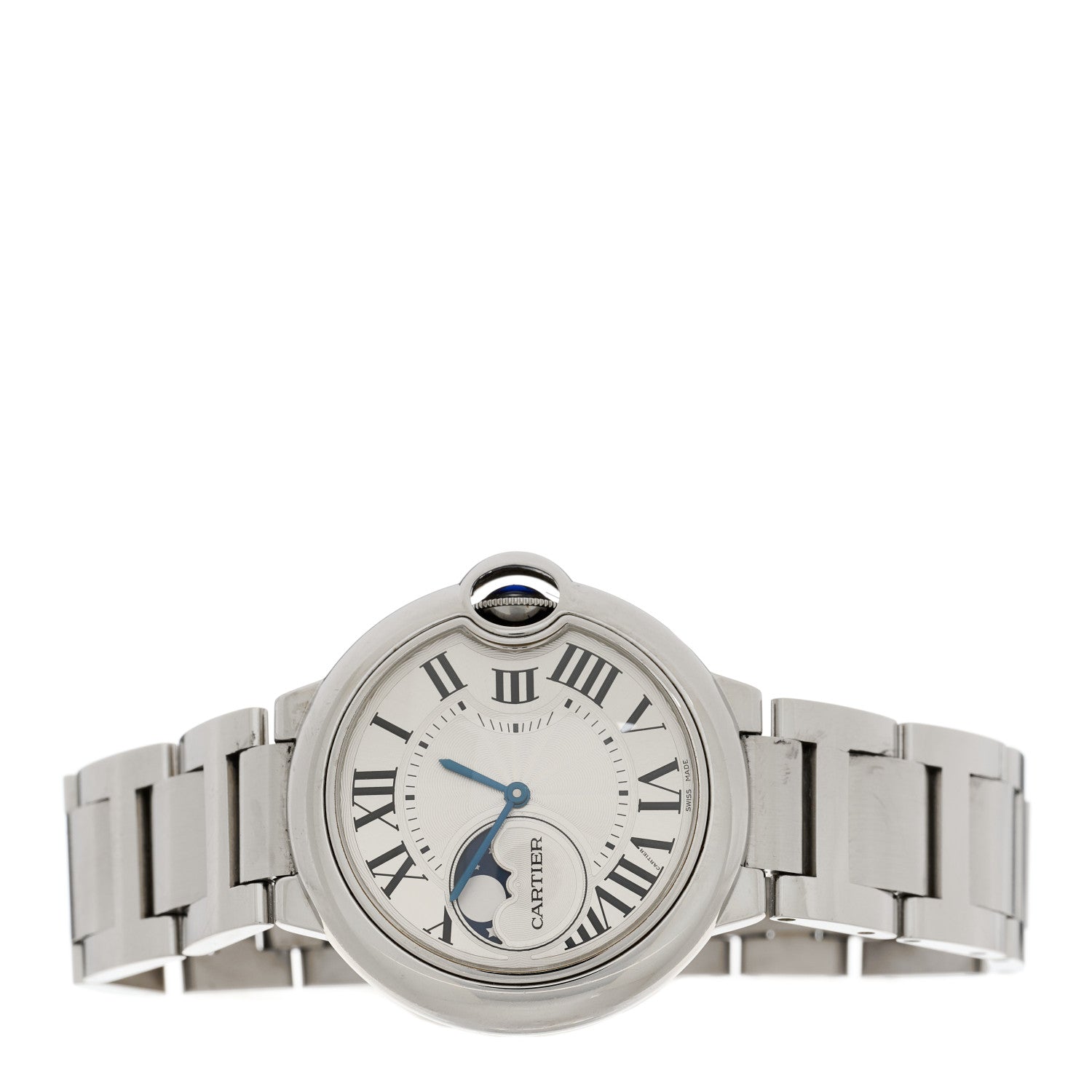 Cartier Stainless Steel 37mm Ballon Bleu De Cartier Moonphase Automatic Watch 2 of 4