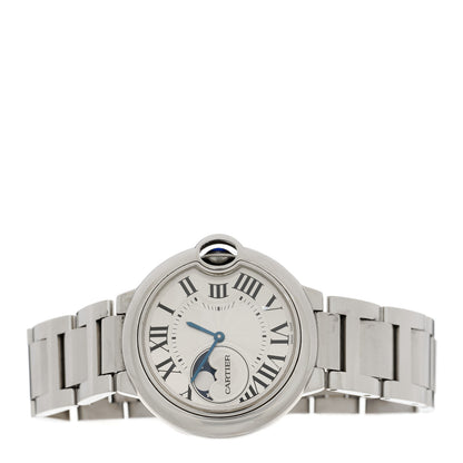 Cartier Stainless Steel 37mm Ballon Bleu De Cartier Moonphase Automatic Watch 2 of 4