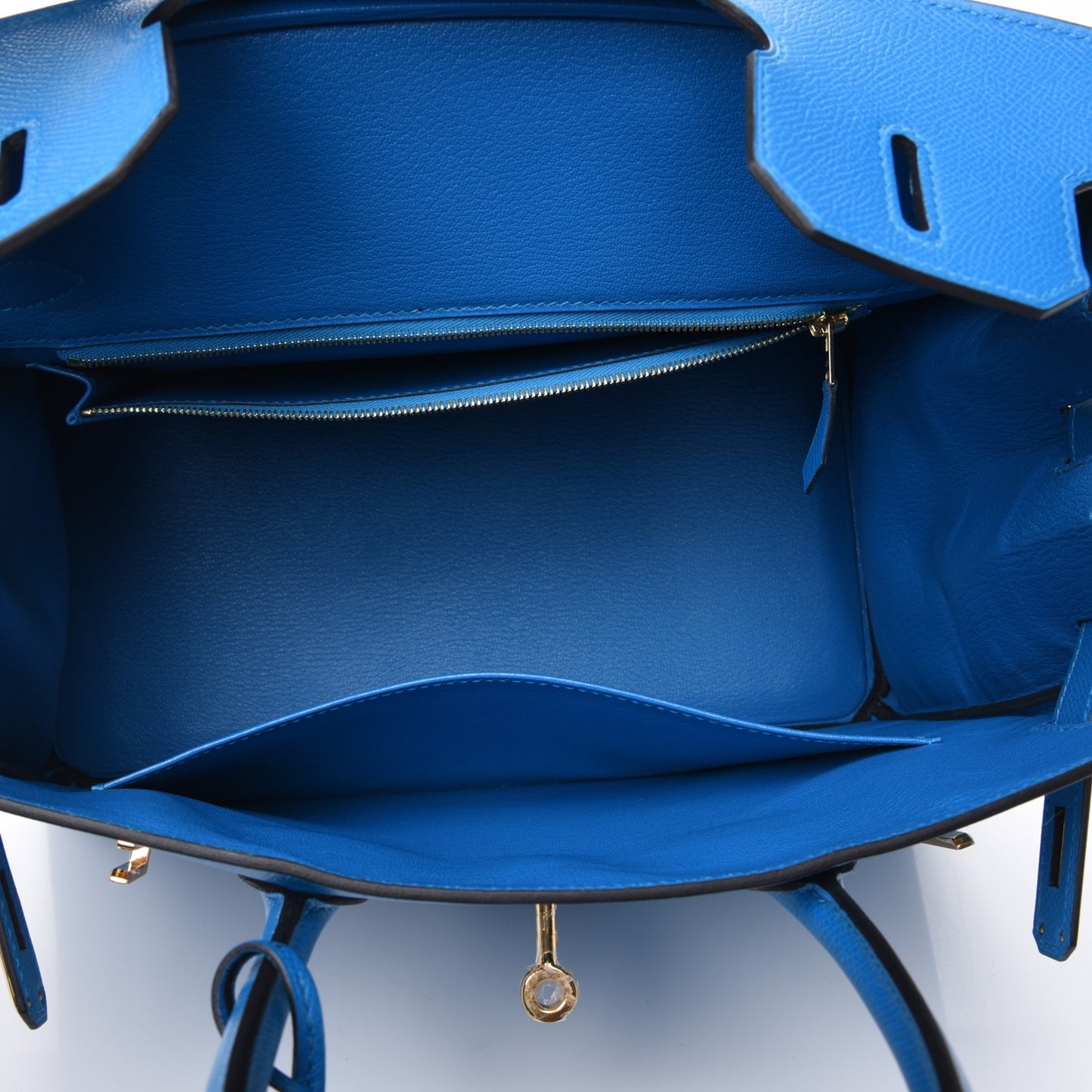 Epsom Birkin 30 Bleu Zanzibar