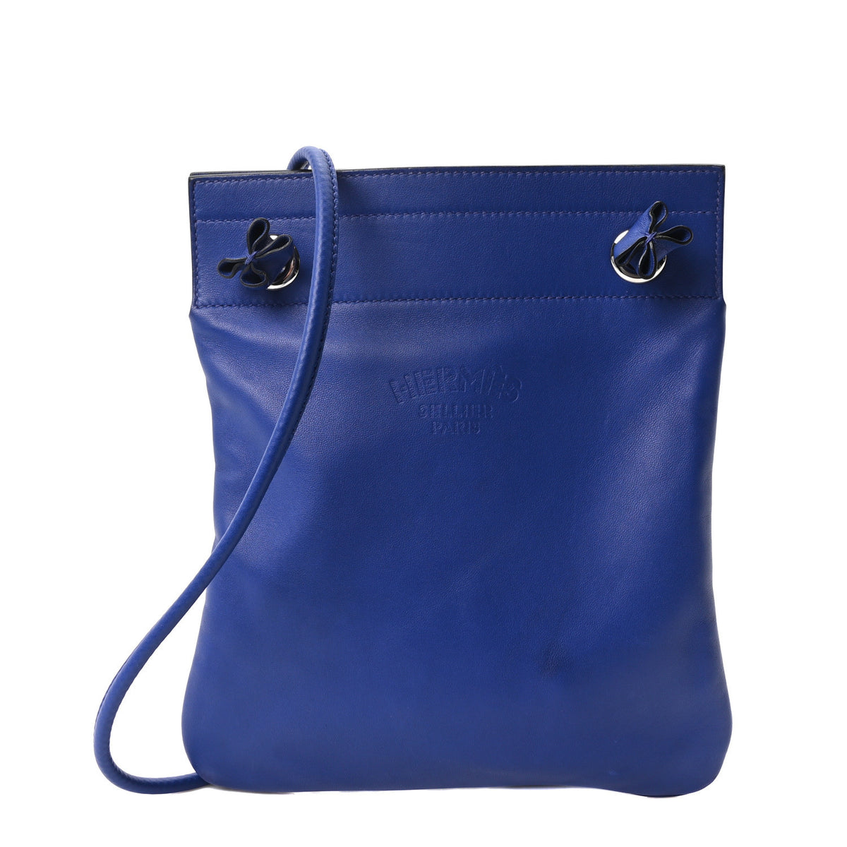 Milo Lambskin Swift Mini Aline Bleu Electrique