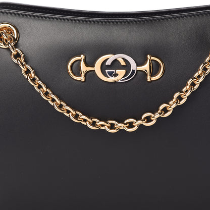 Gucci Calfskin Zumi Frame Crossbody Bag Black 8 of 11