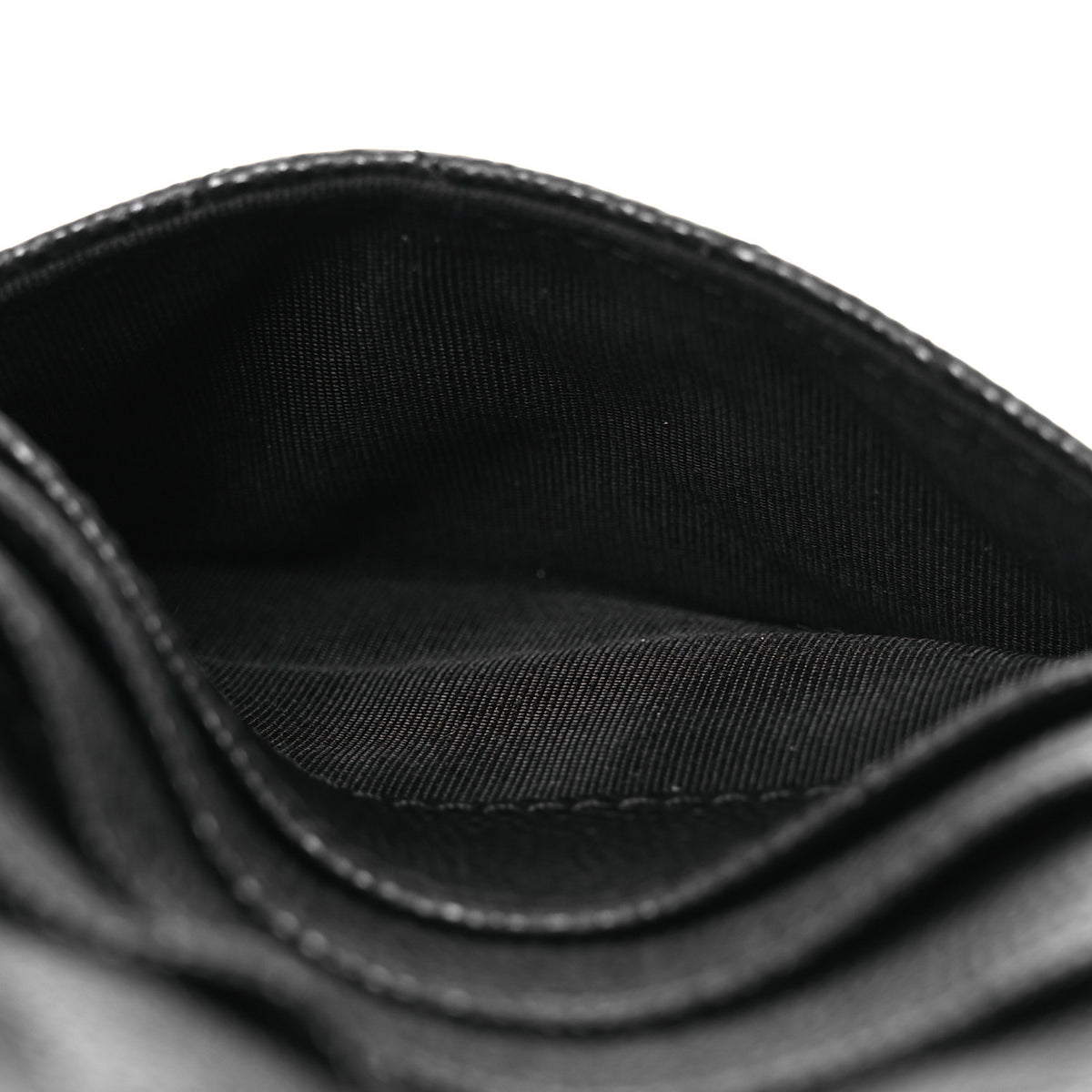 Caviar Quilted Classic iPhone Pouch Black