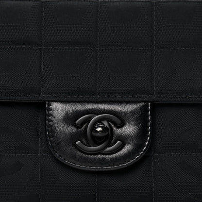 Chanel Nylon Travel East West Flap Black 5 of 5