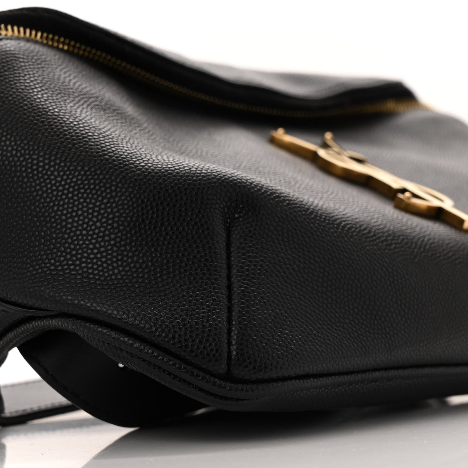Saint Laurent Grain De Poudre Monogram Belt Bag Black 9 of 13
