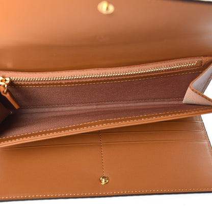 MCM Visetos Continental Flap Wallet Cognac 6 of 8