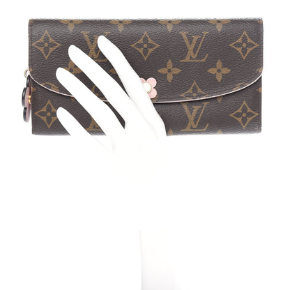 Louis Vuitton Monogram Bloom Flower Emilie Wallet 2 of 7