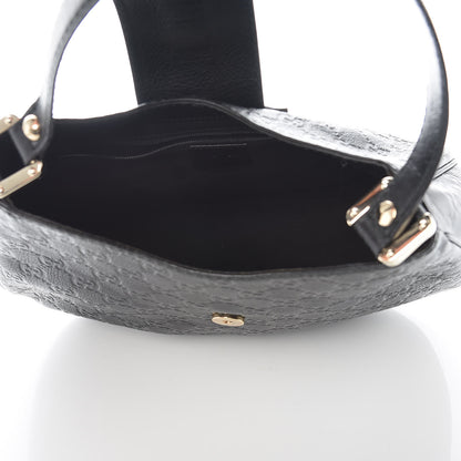 Gucci Guccissima Medium New Ladies Web Hobo Black 5 of 10