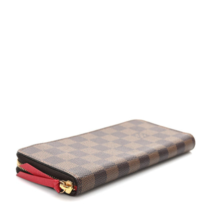 Louis Vuitton Damier Ebene Clemence Wallet Cherry 4 of 6
