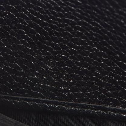 Gucci Grainy Calfskin Zumi Zip Around Wallet Black 6 of 6