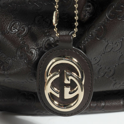 Gucci Guccissima Medium Sukey Hobo Dark Brown 6 of 11