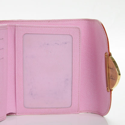 Louis Vuitton Monogram Multicolor Joey Wallet White Litchi 6 of 7