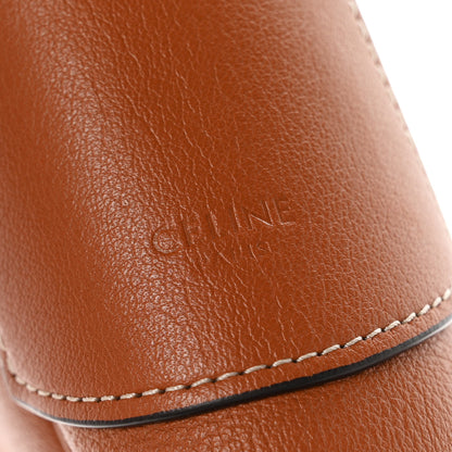 Celine Supple Calfskin Large Triomphe Heloise Shoulder Bag Tan 7 of 12
