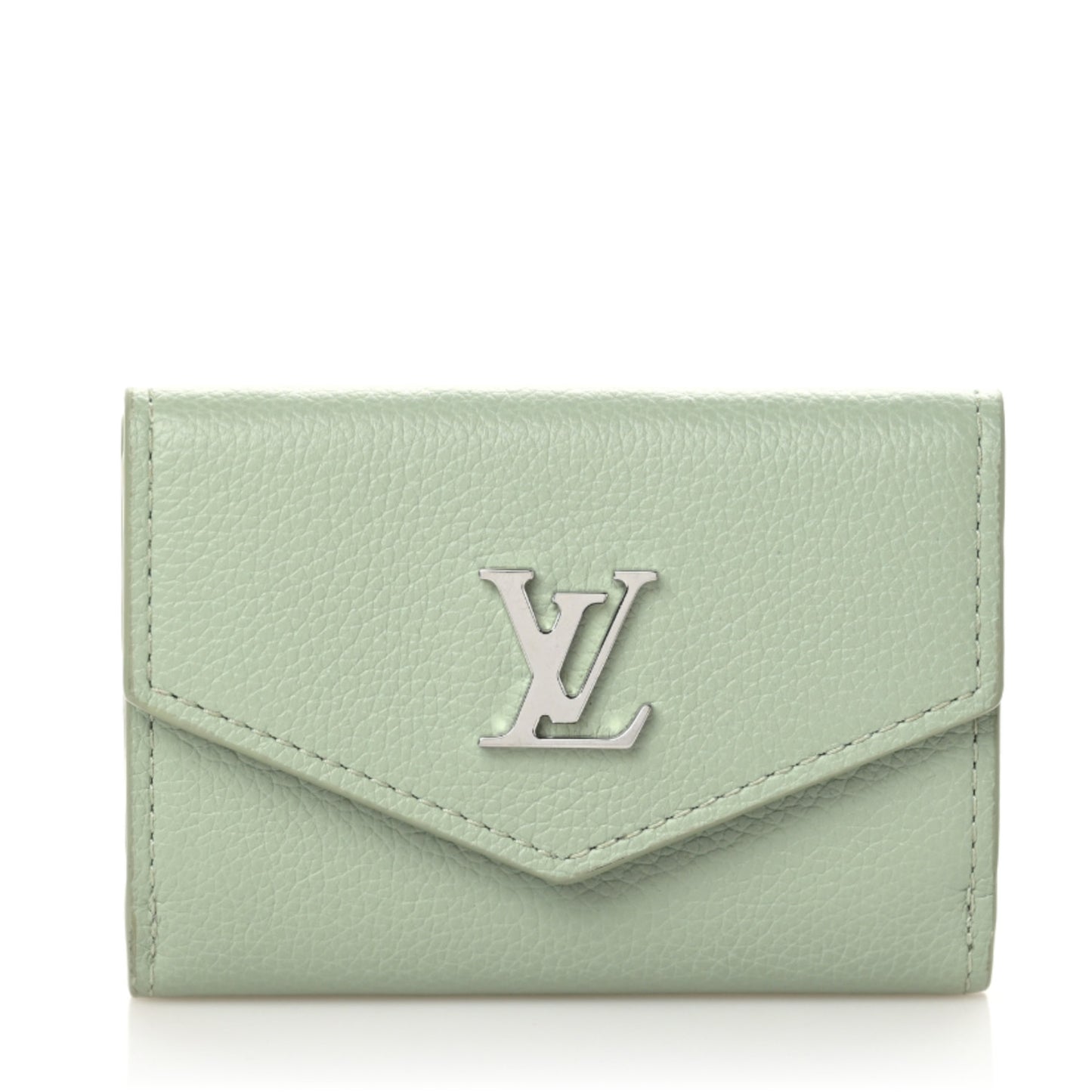 Calfskin Lockmini Wallet Jade
