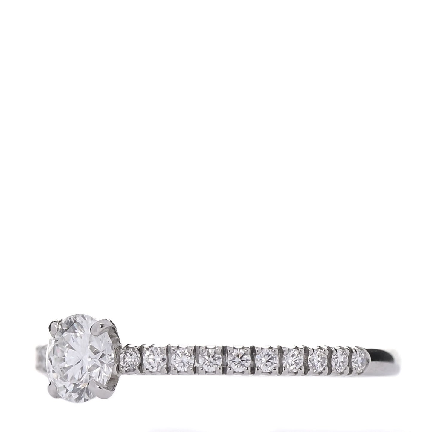 Platinum Diamond .30ct Etincelle De Cartier Solitaire Engagement Ring 47 4.25
