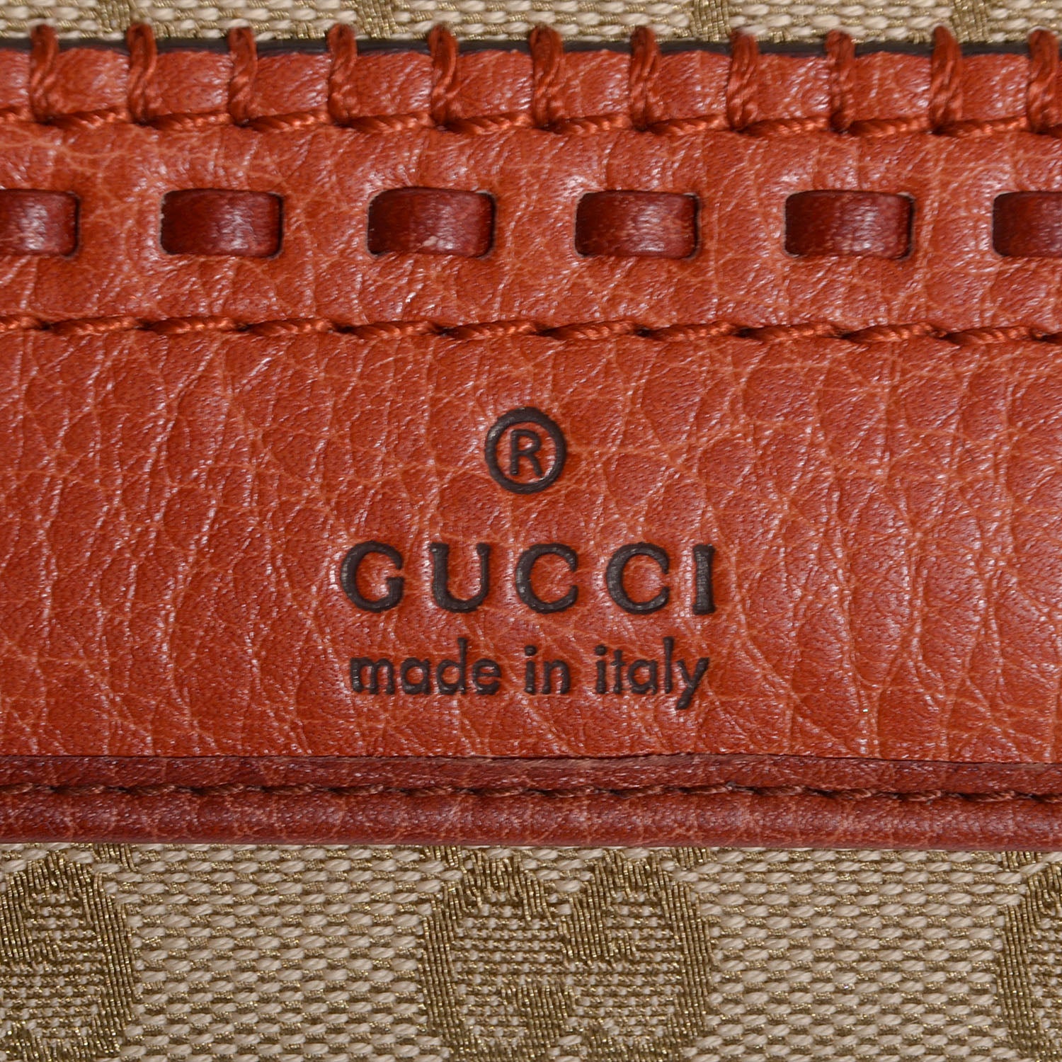 Gucci Monogram Laidback Crafty French Wallet Orange 8 of 9