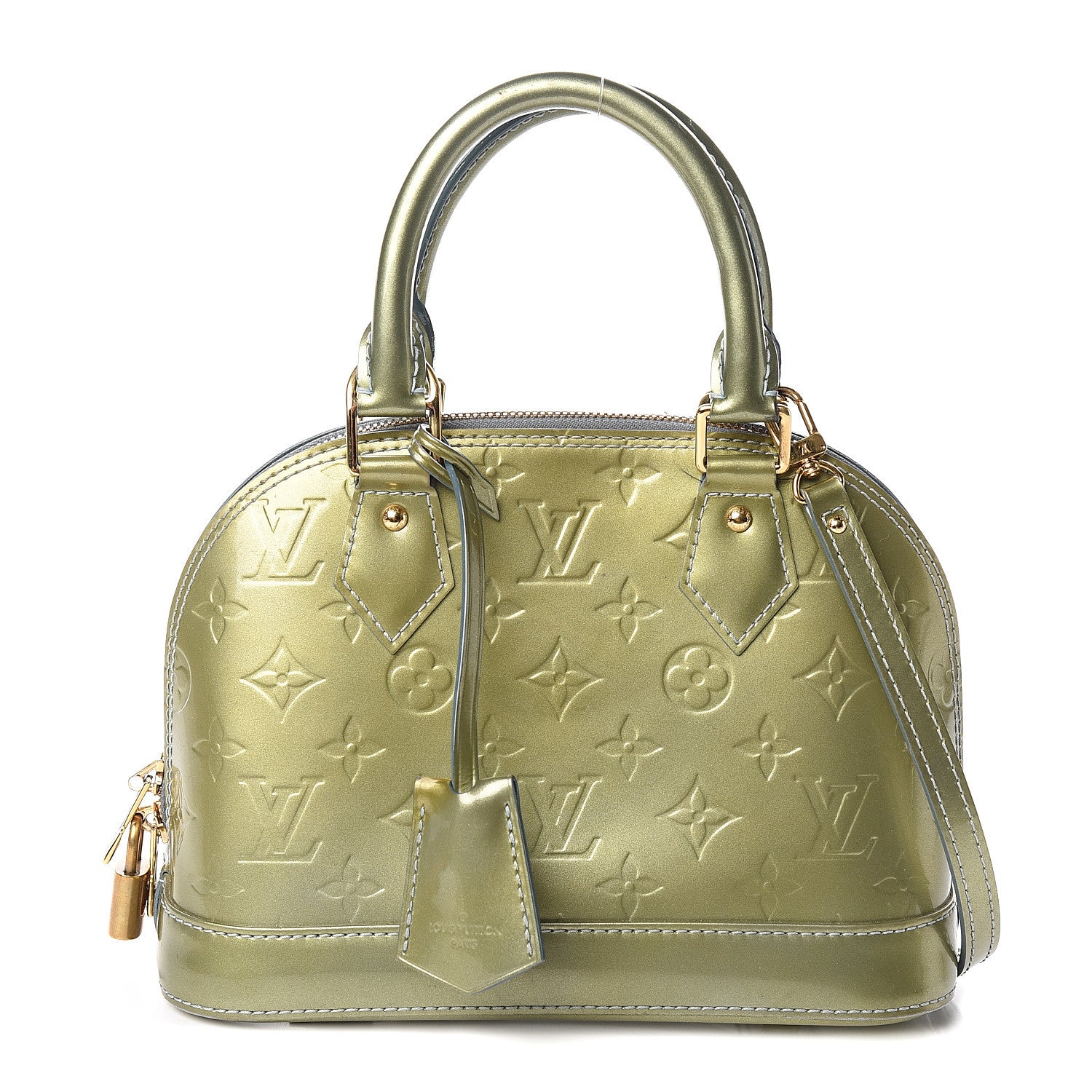 Louis Vuitton Vernis Alma BB Givre 1 of 10