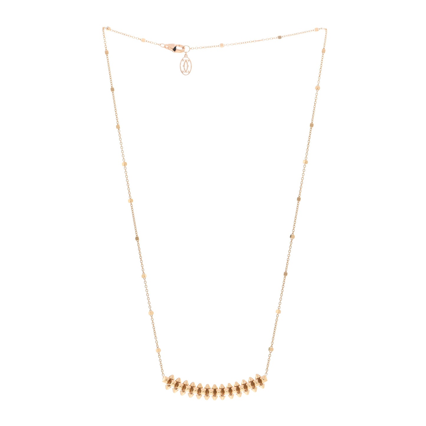 18K Pink Gold Small Clash de Cartier Necklace