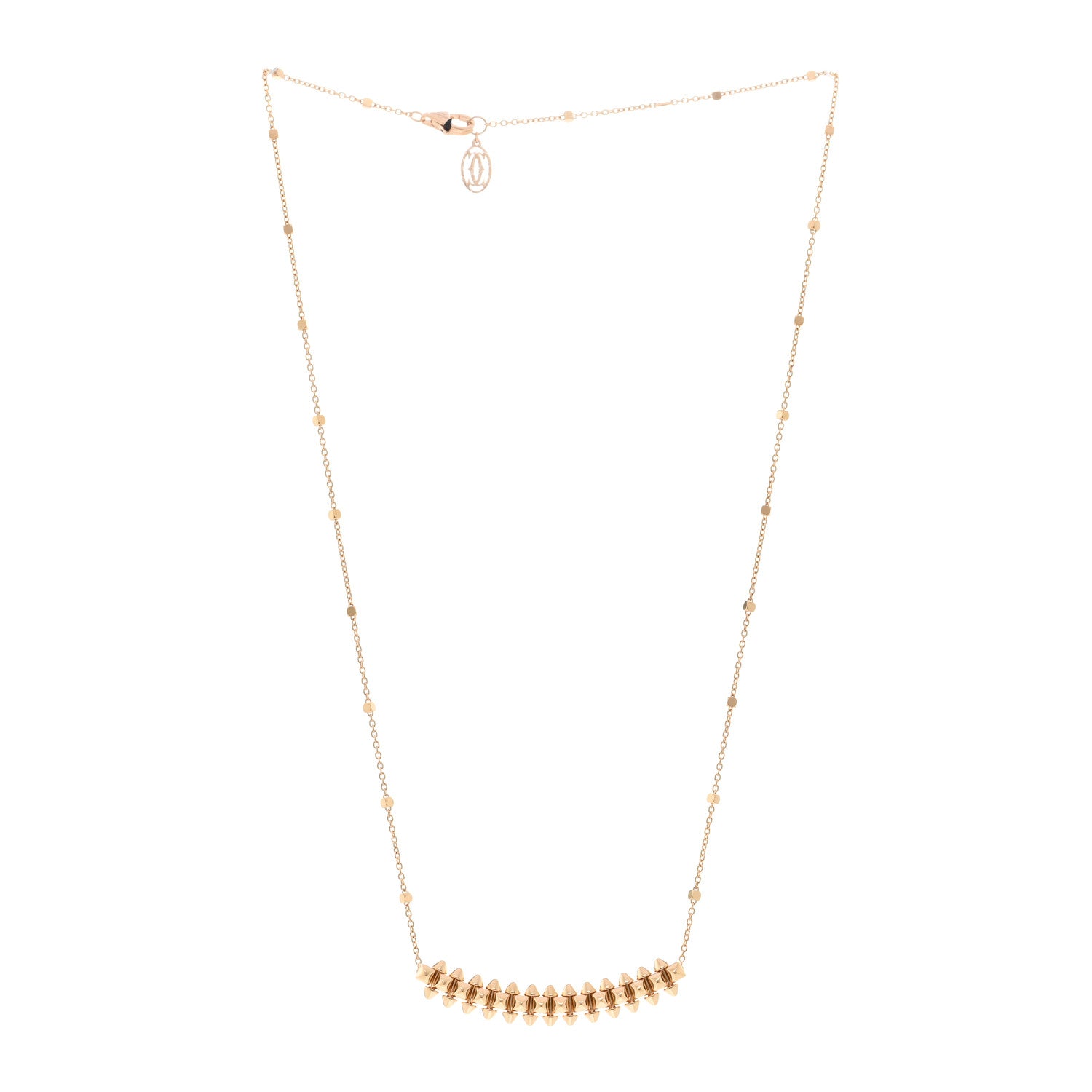 Cartier 18K Pink Gold Small Clash de Cartier Necklace 3 of 5