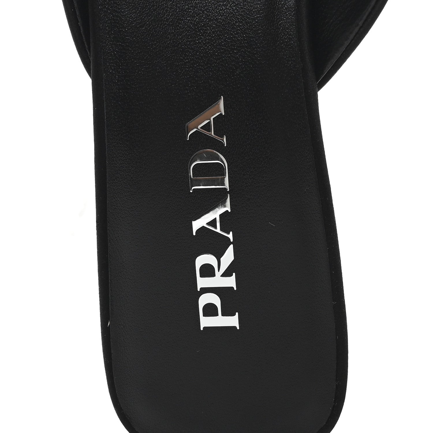 Prada Satin Modellerie Mules 37 Black 8 of 8