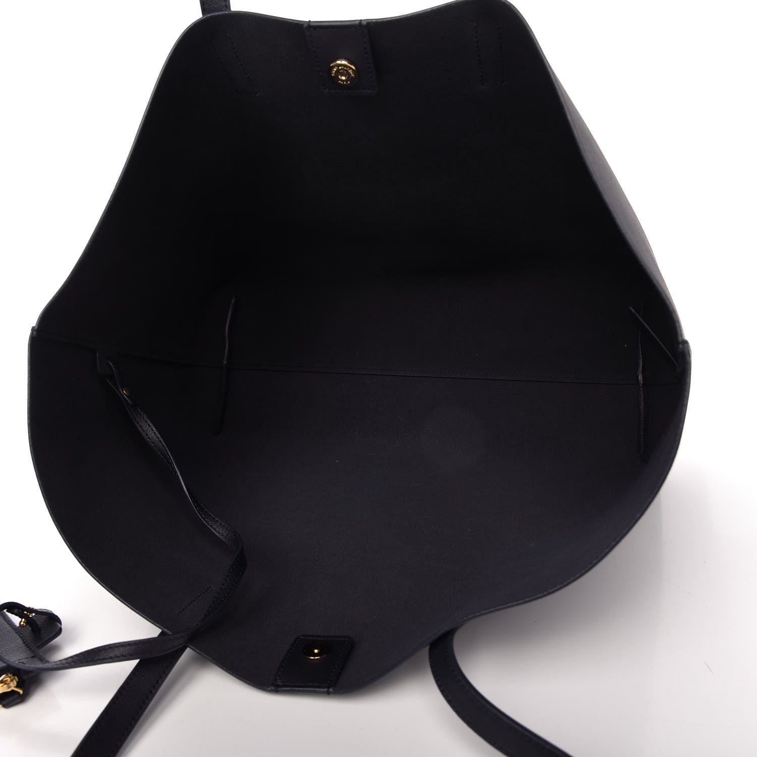 Saint Laurent Calfskin Large Shopping Tote Deep Marine 5 of 8