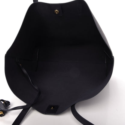 Saint Laurent Calfskin Large Shopping Tote Deep Marine 5 of 8