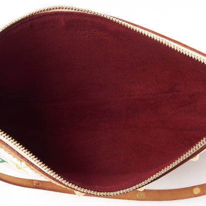 Louis Vuitton Monogram Multicolor Pochette Accessories White 7 of 9