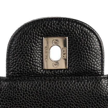 Chanel Caviar Quilted Jumbo Single Flap Black 6 of 8