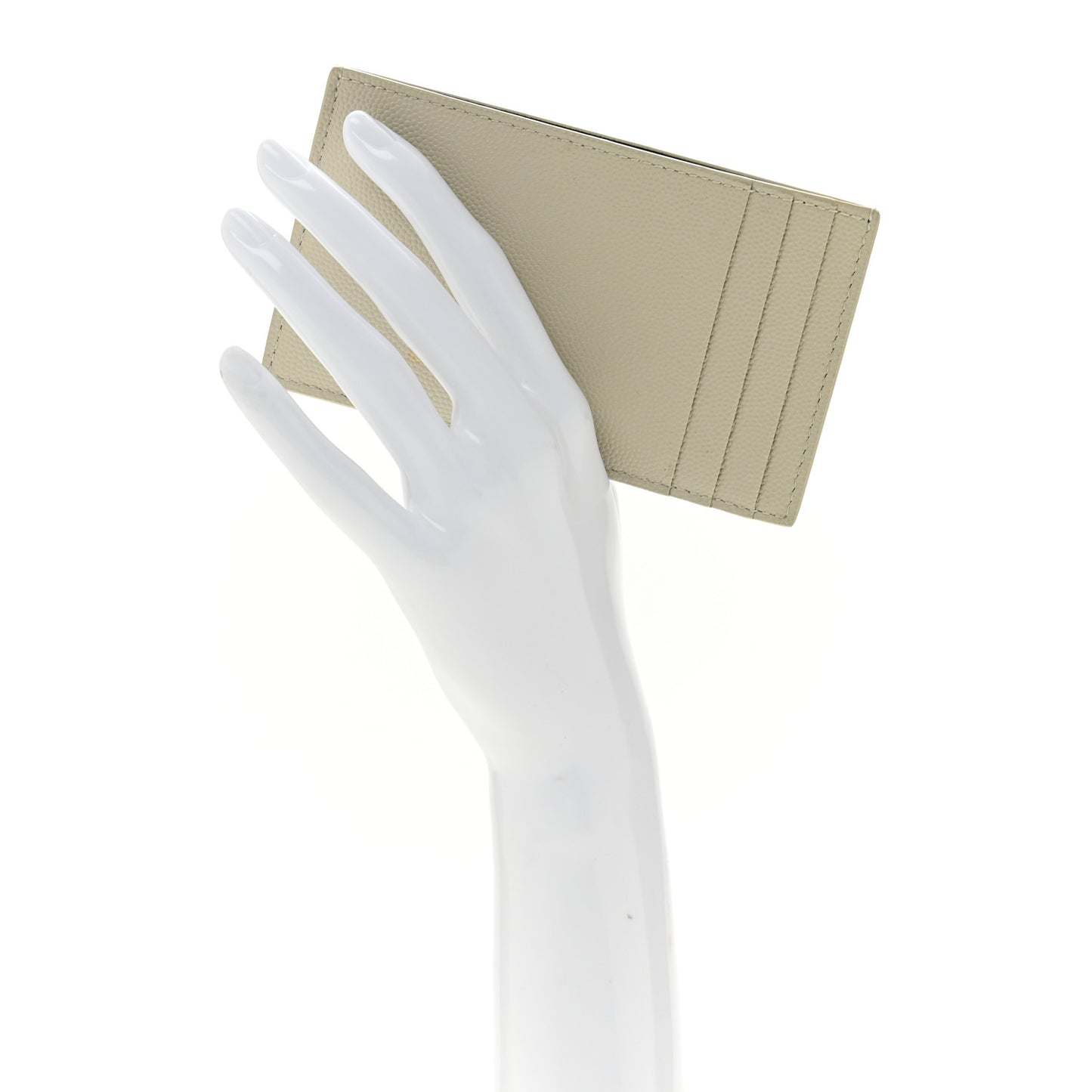 Grain De Poudre Monogram Uptown Chain Wallet Card Holder Insert Crema Soft