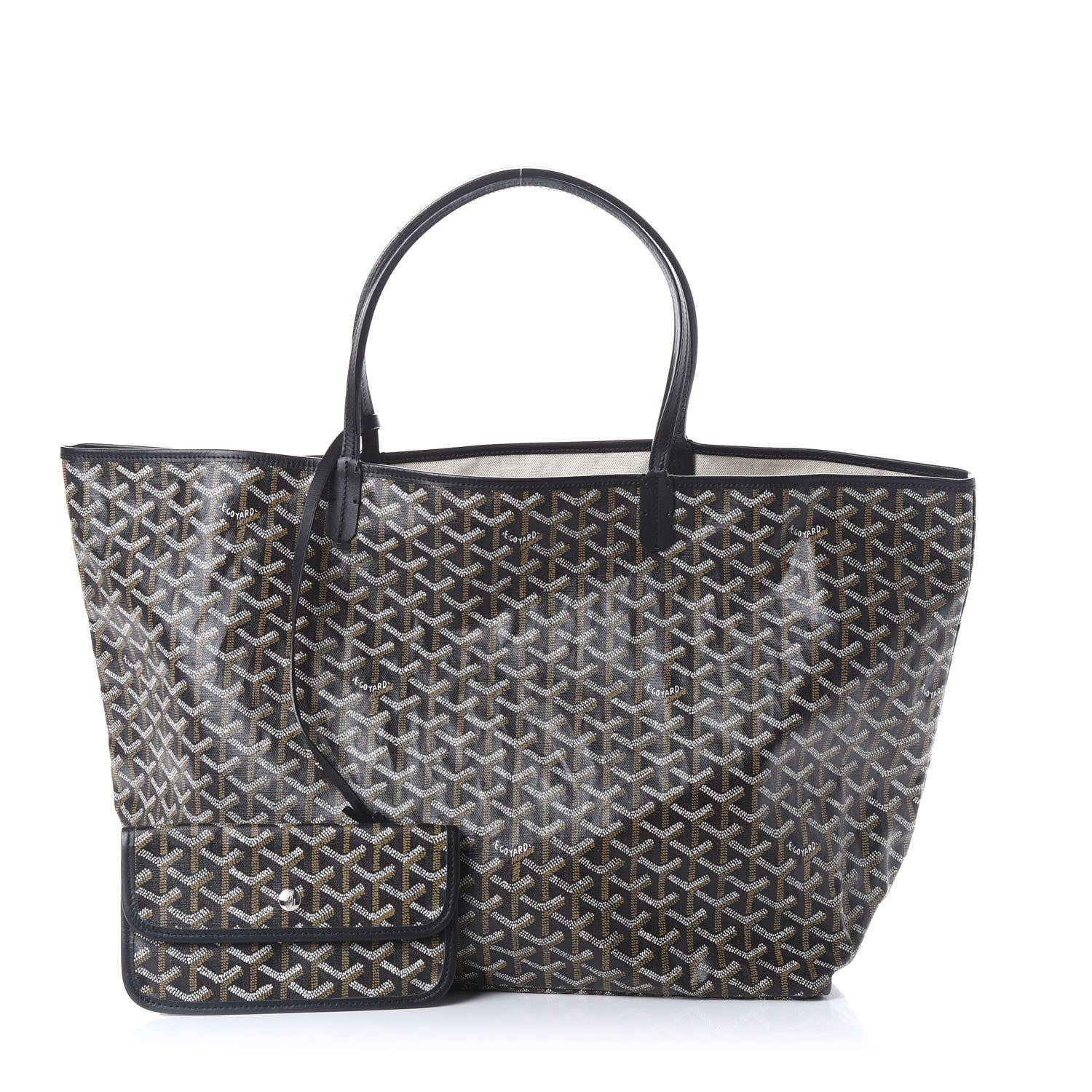 Goyard Goyardine Saint Louis GM Black 1 of 9