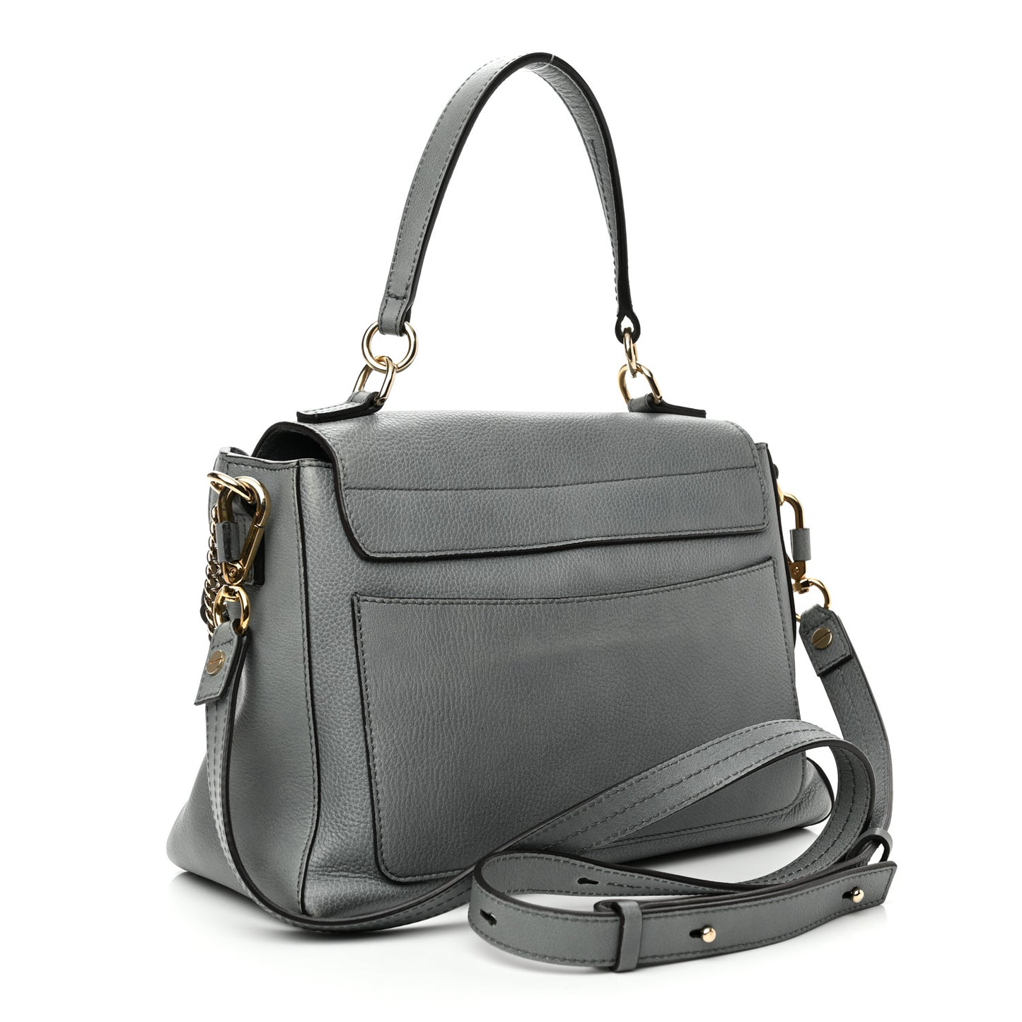 Calfskin Small Faye Day Shoulder Bag Cloudy Blue