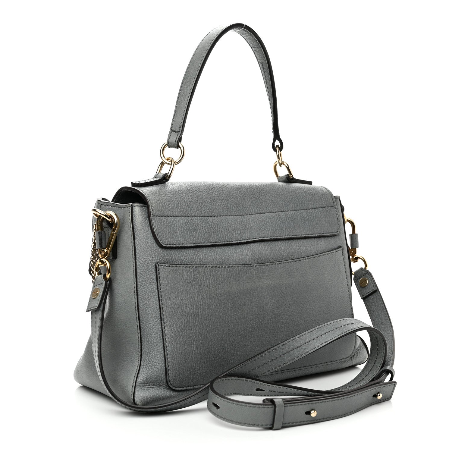 Chloe Calfskin Small Faye Day Shoulder Bag Cloudy Blue 2 of 11
