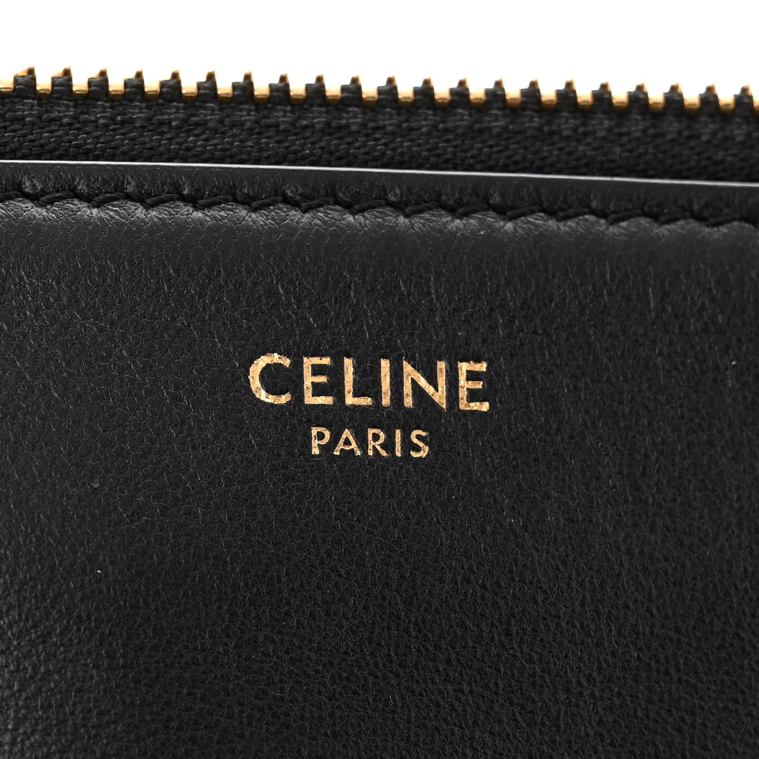 Celine Lambskin Large Trio Crossbody Bag Black 8 of 12