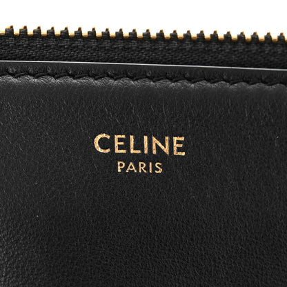 Celine Lambskin Large Trio Crossbody Bag Black 8 of 12