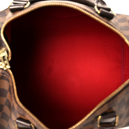 Louis Vuitton Damier Ebene Speedy Bandouliere 30 5 of 11