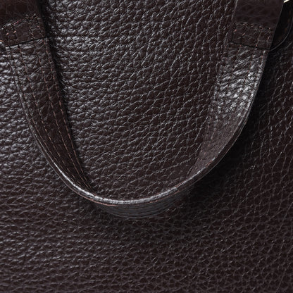 Burberry Grainy Calfskin Tote Dark Brown 12 of 12