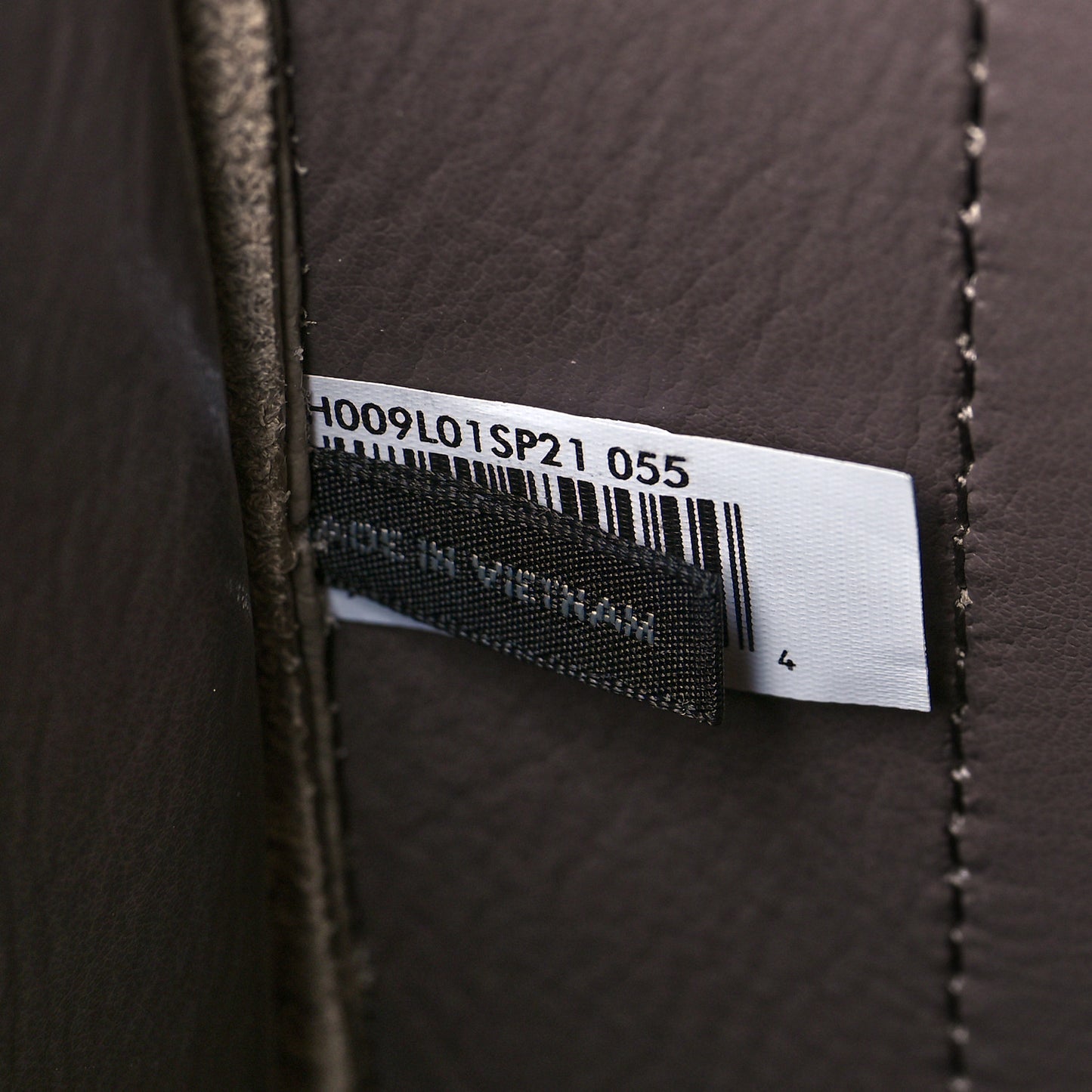 Grained Calfskin Small The Tote Bag Taupe