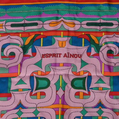 Hermes Silk Esprit Ainou Scarf 90 Multicolor 3 of 5