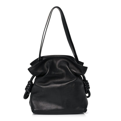 Loewe Calfskin Small Flamenco Knot Bag Black 1 of 13