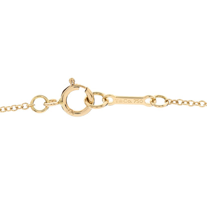 Tiffany 18K Yellow Gold Small Paloma Picasso Villa Paloma Palm Pendant Necklace 4 of 5