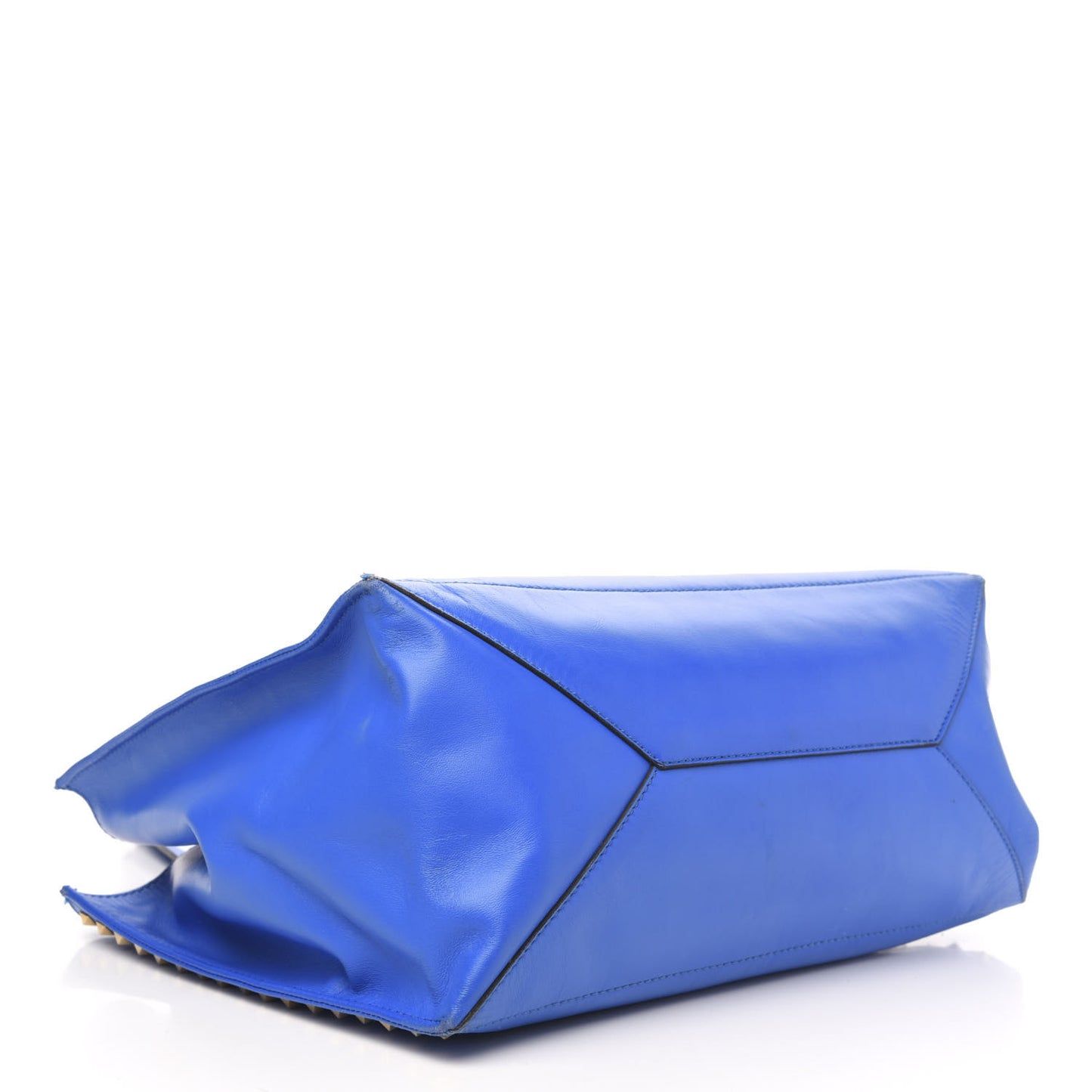 Nappa Medium Rockstud Soft Tote Blue Poudre