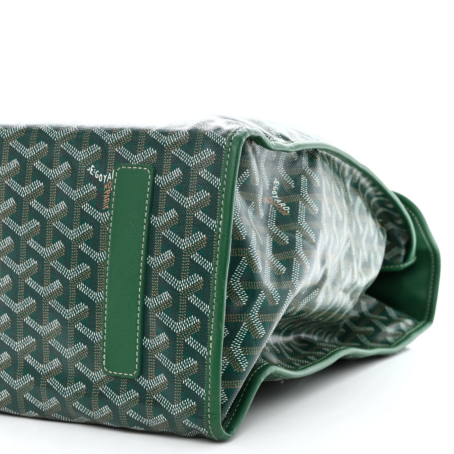 Goyardine Saint Leger Soft Briefcase Backpack Green