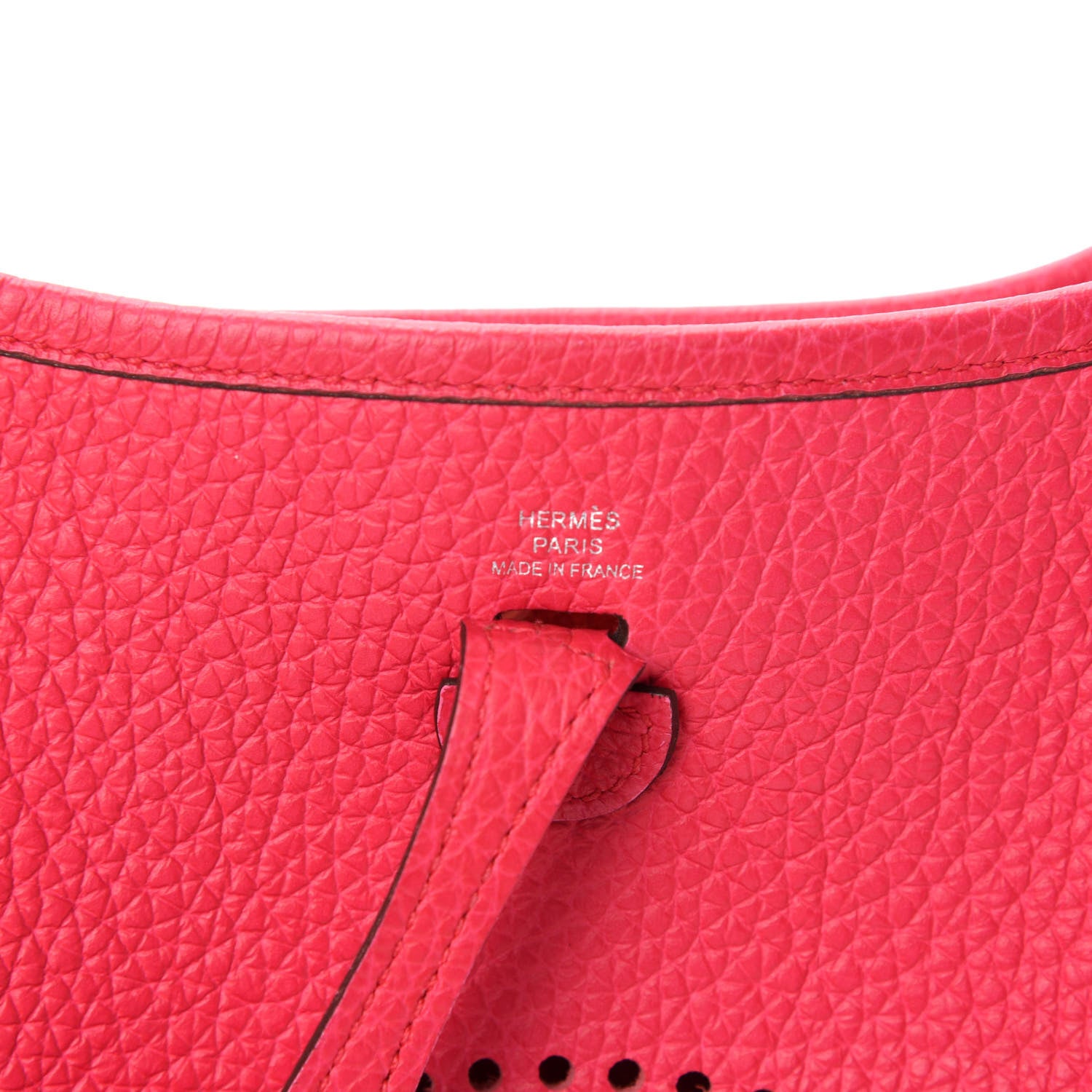 Hermes Taurillon Clemence Evelyne TPM Rose Extreme 10 of 13