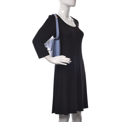 Celine Spazzolato Calfskin Medium Classic Box Flap Bag Porcelain 2 of 9