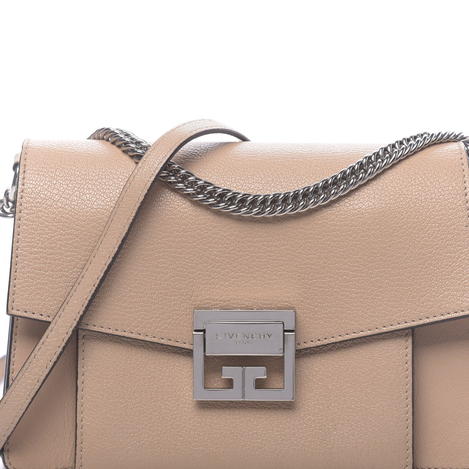 Givenchy Goatskin Small GV3 Shoulder Bag Beige 13 of 13
