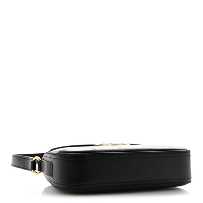 Chloe Calfskin Horse Medal Shoulder Bag Black 4 of 10