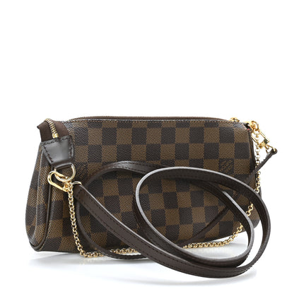 Louis Vuitton Damier Ebene Eva Clutch 3 of 9